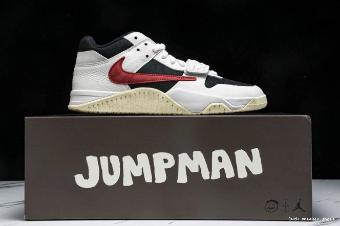 Cheap LUCY Jack Scott TR x University Red Jordan FZ8117-101 Travis Jumpman 0704